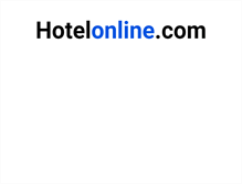 Tablet Screenshot of hotelonline.com